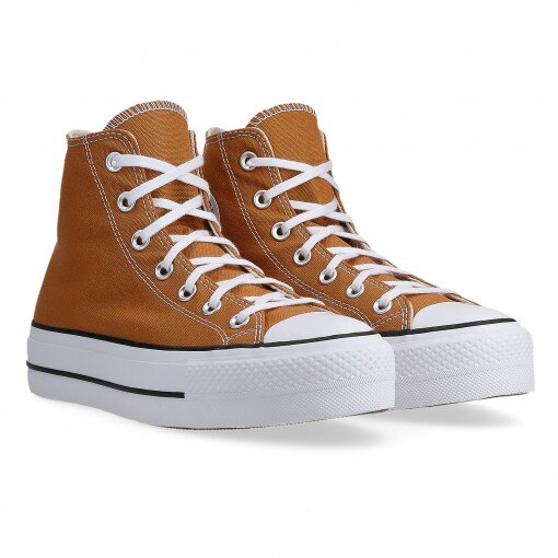 Damskie buty Converse Chuck Taylor All Star Platform Canvas - pomarańczowe