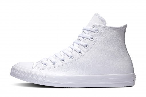 Trampki uniseks CONVERSE Chuck Taylor All Star Leather High 1T406 - białe