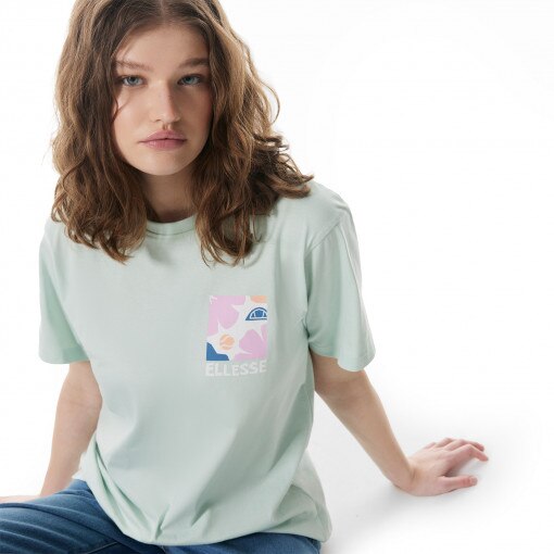ELLESSE Damski tshirt z nadrukiem Ellesse Fortunata TShirt  zielony Jasna zieleń
