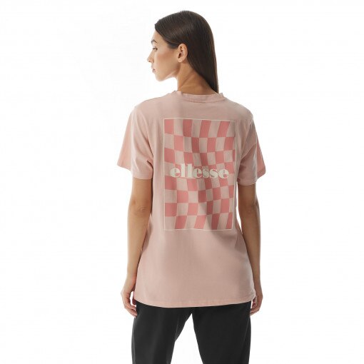 Damski t-shirt z nadrukiem Ellesse Taya - różowy