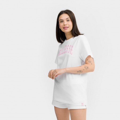ELLESSE Damski tshirt z nadrukiem Ellesse Tressa  biały Biały