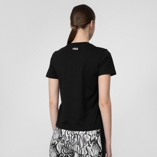 Damski t-shirt FILA BALE  cropped tee - czarny