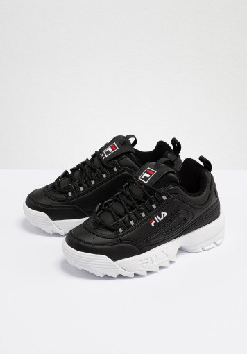 Damskie sneakersy FILA DISRUPTOR LOW WMN - czarne