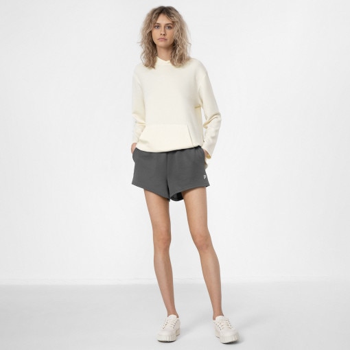 FILA Damskie spodenki dresowe FILA CALAIS  grafitowe Antracyt