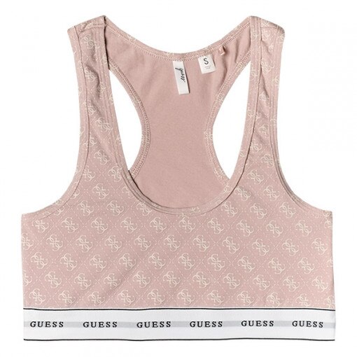 Damski biustonosz Guess Carrie Bralette - różowy