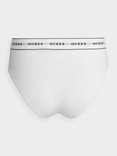 Damskie figi GUESS CARRIE BRIEF - białe