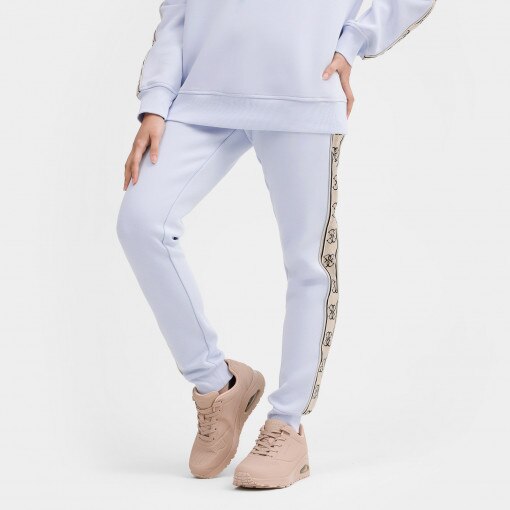 Damskie spodnie dresowe Guess Britney Jogger - fioletowe