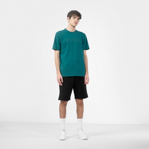 GUESS Męskie spodenki dresowe GUESS ALDWIN SHORT PANT Głęboka czerń