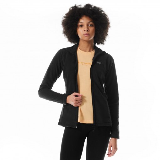 Damski polar rozpinany bez kaptura Helly Hansen Daybreaker Fleece Jacket - czarny