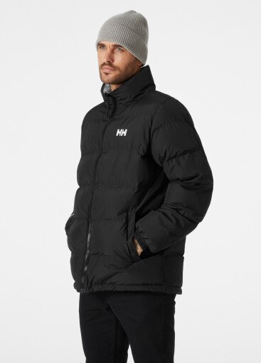 HELLY HANSEN Męska kurtka puchowa pikowana dwustronna Helly Hansen Men's Yu 23 Reversible Puffer czarna Czarny