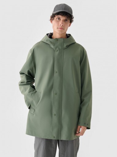 Outhorn Męska kurtka przejściowa przeciwdeszczowa Outhorn OTHWAW24TTJAM0840   khaki Khaki