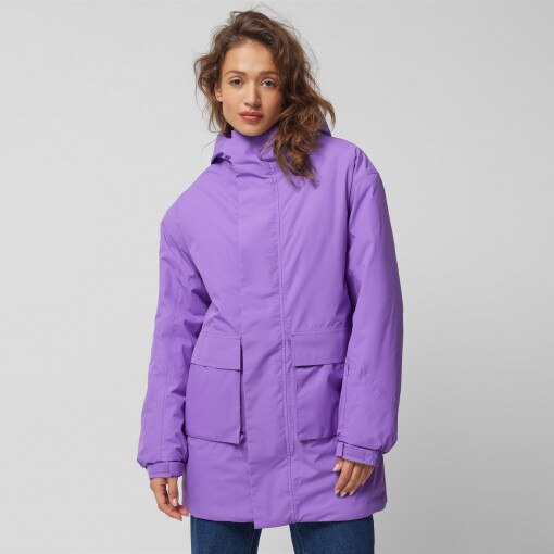 Outhorn Kurtka snowboardowa uniseks Outhorn OTHAW23TTJAM327  fioletowa Ciemny fiolet