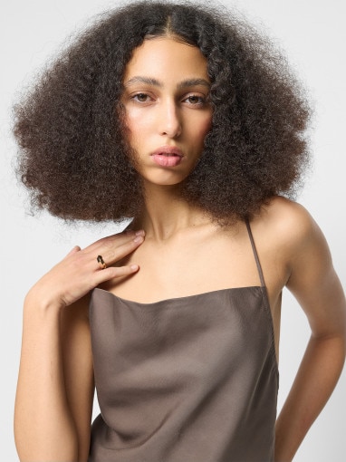 Damski top na ramiączkach Outhorn OTHWSS24TSHIF045 - brązowy