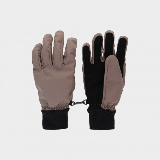 Outhorn Rękawiczki softshell uniseks OUTHORN OTHAW22AFGLU023  brązowe Brąz