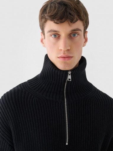 Męski sweter Outhorn OTHWAW24TSWEM101 - szary
