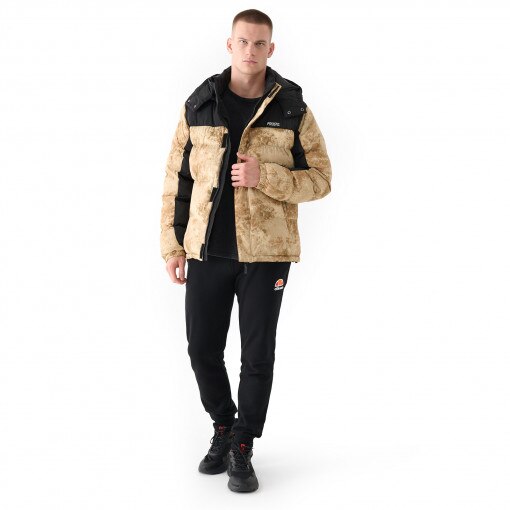 Męska kurtka puchowa pikowana Prosto Winter Adament 3.0 Camo - multikolor