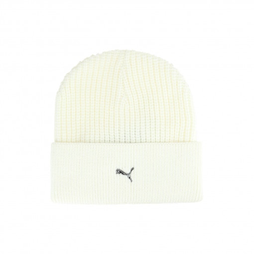 PUMA Czapka zimowa uniseks Puma Metal Cat Beanie  biała Biały