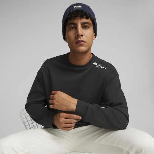 PUMA Czapka zimowa uniseks PUMA Ribbed Classic Cuff Beanie  granatowa Granat