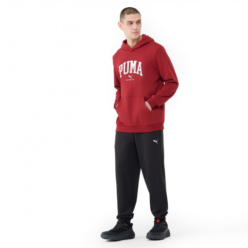 PUMA Męski dres komplet męski Puma Squad  czerwony Czerwony