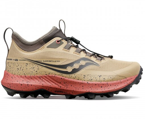 SAUCONY Damskie buty do biegania Saucony Peregrine 13 ST  beżowe Beżowy