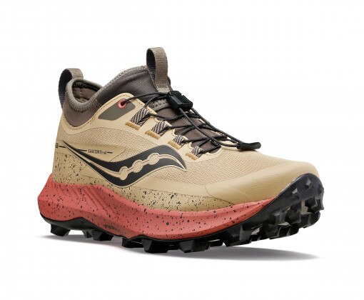 Damskie buty do biegania Saucony Peregrine 13 ST - beżowe