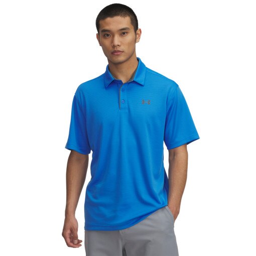 UNDER ARMOUR Męska koszulka polo Under Armour Tech Polo  niebieska Niebieski