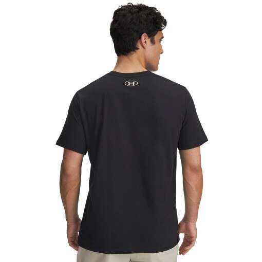 Męski t-shirt z nadrukiem Under Armour UA M Sportstyle LC SS - czarny