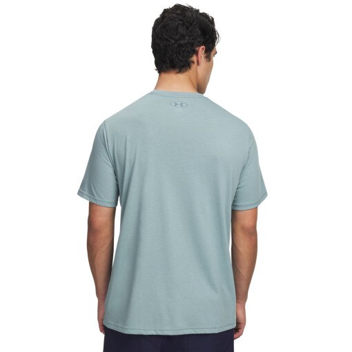 Męski t-shirt z nadrukiem Under Armour UA M Sportstyle LC SS - niebieski