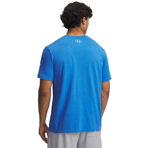 Męski t-shirt z nadrukiem Under Armour UA M Sportstyle LC SS - niebieski