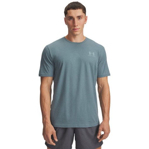  UNDER ARMOUR Męski tshirt z nadrukiem Under Armour UA M Sportstyle LC SS  niebieski Niebieski