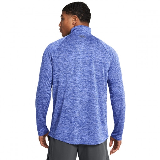 Męska bluza treningowa nierozpinana bez kaptura Under Armour UA Tech 2.0 1/2 Zip - niebieska