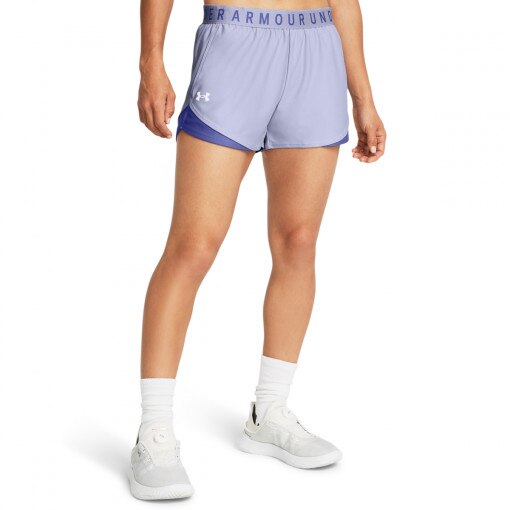 Damskie spodenki treningowe Under Armour Play Up Short 3.0 - fioletowe