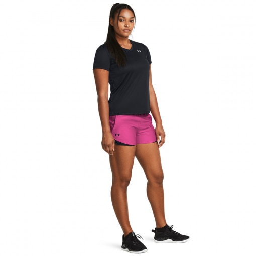 UNDER ARMOUR Damskie spodenki treningowe Under Armour Play Up Short 3.0  różowe Różowy