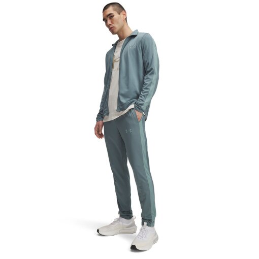 UNDER ARMOUR Męski komplet dresowy Under Armour UA Rival Knit Track Suit 1357139  niebieski Niebieski