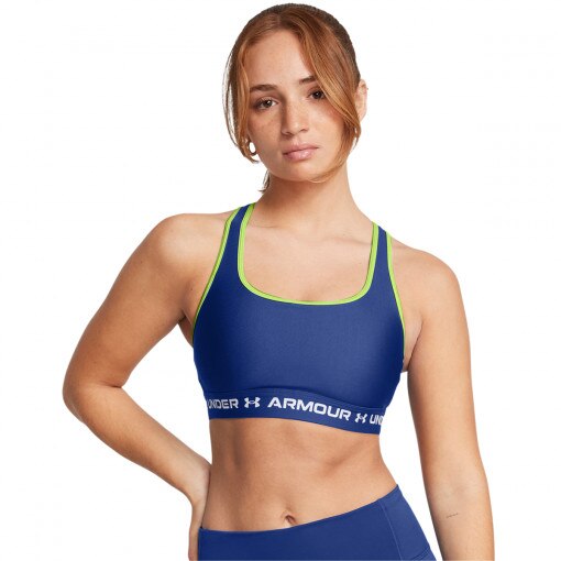 Obrazek dla: UNDER ARMOUR Biustonosz treningowy Under Armour Crossback Mid Bra  granatowy Granatowy