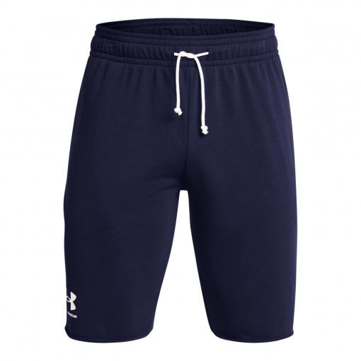 UNDER ARMOUR Męskie spodenki dresowe Under Armour UA Rival Terry Short  granatowe  Granatowy