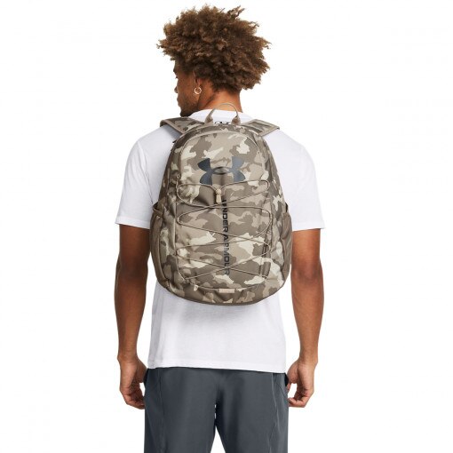UNDER ARMOUR Plecak treningowy uniseks Under Armour UA Hustle Sport Backpack  brązowy Brązowy