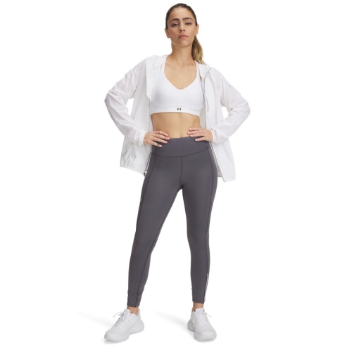 UNDER ARMOUR Damskie legginsy do biegania Under Armour UA Launch Ankle Tights  szare Szary