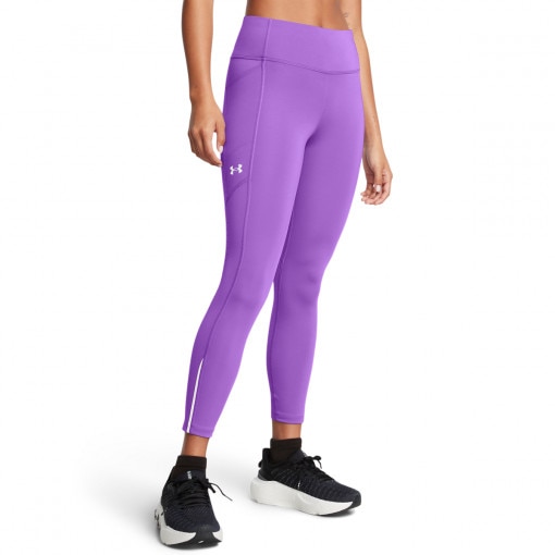 Damskie legginsy do biegania Under Armour UA Launch Ankle Tights - fioletowe
