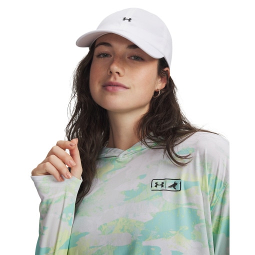  UNDER ARMOUR Damska czapka z daszkiem Under Armour W Sportstyle Adj  biała Biały
