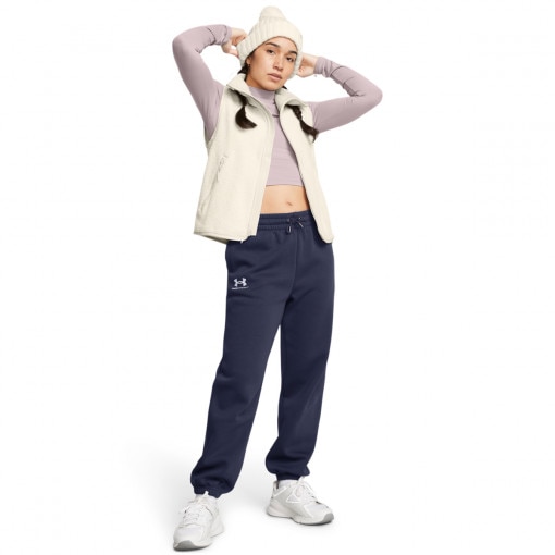 UNDER ARMOUR Damskie spodnie dresowe Under Armour UA Icon Fleece  granatowe Granatowy