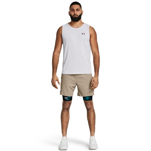 UNDER ARMOUR Męskie spodenki treningowe Under Armour UA Vanish Woven 6in Shorts  beżowe Beżowy