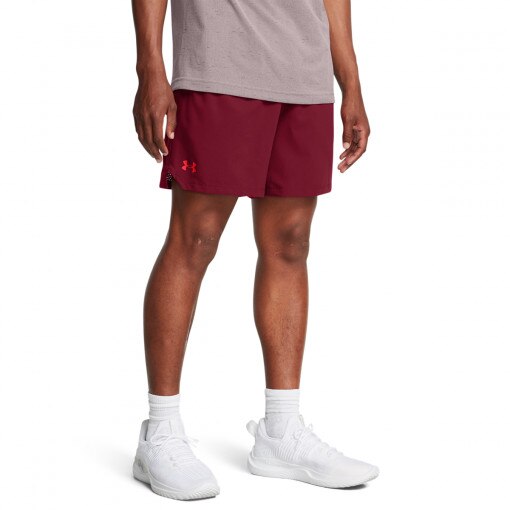 Męskie spodenki treningowe Under Armour UA Vanish Woven 6in Shorts - czerwone