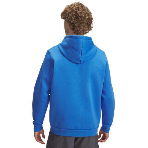 Męska bluza dresowa nierozpinana z kapturem Under Armour UA Icon Fleece Hoodie - niebieska