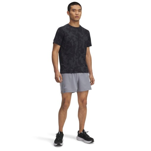 UNDER ARMOUR Męskie spodenki do biegania Under Armour UA Launch Pro 5'' Shorts  szare Szary