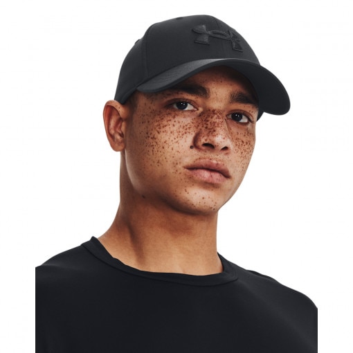 UNDER ARMOUR Męska czapka z daszkiem Under Armour Men's UA Blitzing Adj  czarna Czarny