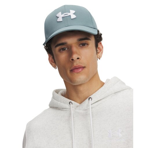 UNDER ARMOUR Męska czapka z daszkiem Under Armour Men's UA Blitzing Adj  niebieska Niebieski