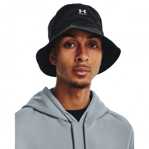 UNDER ARMOUR Męski kapelusz Under Armour Men's UA Branded Bucket  czarny  Czarny