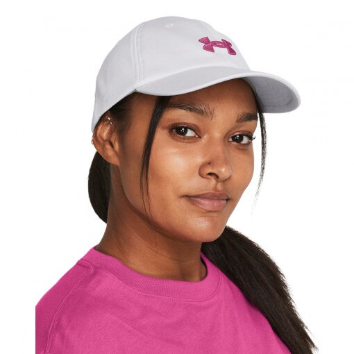 UNDER ARMOUR Damska czapka z daszkiem Under Armour Women's UA Blitzing Adj  biała Biały