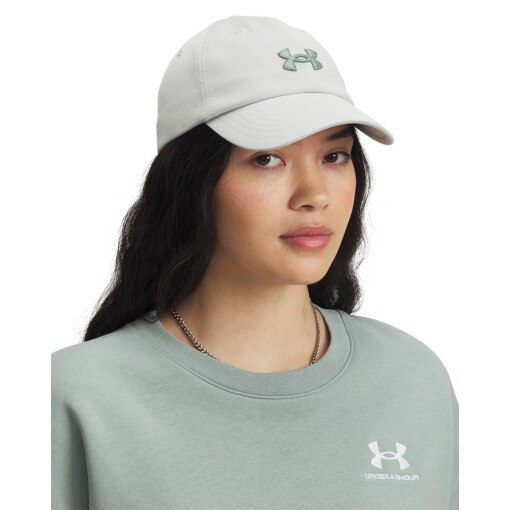 UNDER ARMOUR Damska czapka z daszkiem Under Armour Women's UA Blitzing Adj  zielona Zielony
